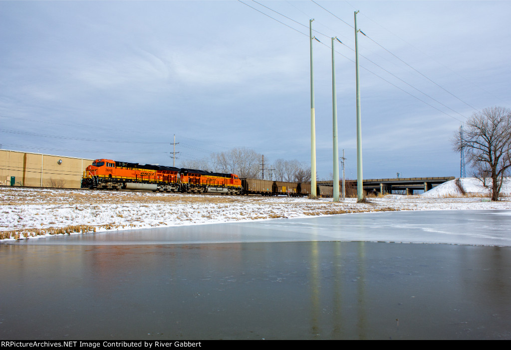 BNSF ET44ACH Duo at Horizons Industrial Park